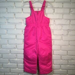 Healthtex Pink Snow Overall Bibs 5t